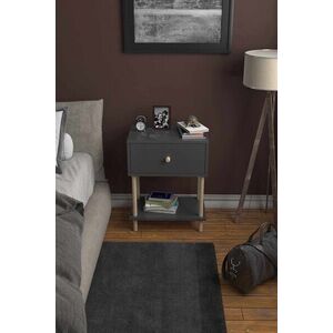 Imagine Noptiera, Hanah Home, Peka-0002, 50x64.4x32 cm, PAL, Antracit