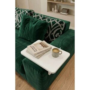 Imagine Masuta pentru cotiera canapea, Hanah Home, Ck33C, 40x10x30 cm, PAL, Alb