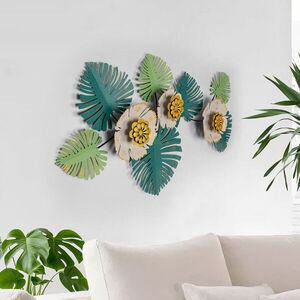 Imagine Decoratiune de perete, Sueno, Metal, Dimensiuni: 80 x 6 x 55 cm, Multicolor
