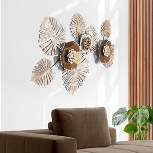 Imagine Decoratiune de perete, Sueno, Metal, Dimensiuni: 80 x 6 x 55 cm, Multicolor