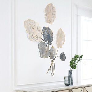 Imagine Decoratiune de perete, Nino, Metal, Dimensiuni: 75 x 2 x 110 cm, Multicolor