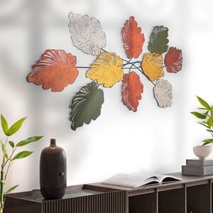 Imagine Decoratiune de perete, Casado, Metal, Dimensiuni: 117 x 2 x 57 cm, Multicolor
