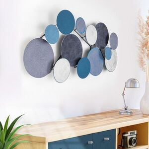Imagine Decoratiune de perete, Wise, Metal, Dimensiuni: 100 x 8 x 50 cm, Multicolor