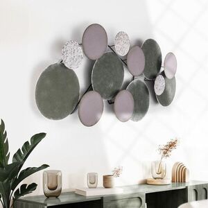 Imagine Decoratiune de perete, Wise, Metal, Dimensiuni: 100 x 8 x 50 cm, Multicolor