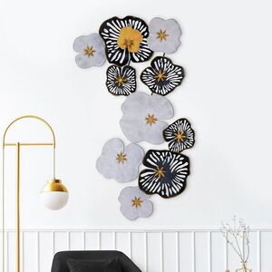 Imagine Decoratiune de perete, Bilge, Metal, Dimensiuni: 105 x 10 x 60 cm, Multicolor