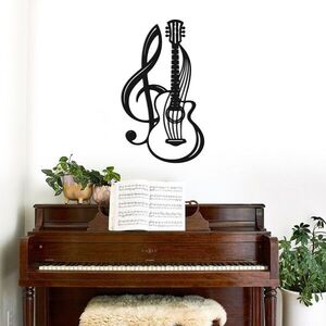 Imagine Decoratiune de perete, Passione, Metal, Grosime: 1, 2 mm, Negru