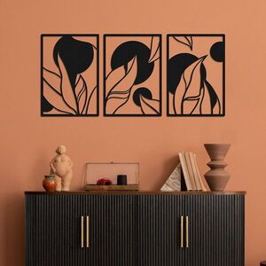 Imagine Decoratiune de perete, Arriba, Metal, Grosime: 1, 2 mm, Negru
