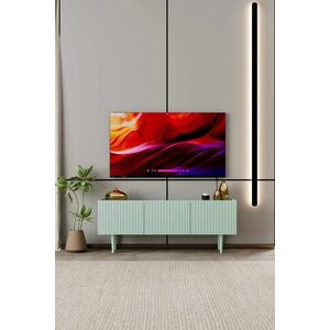Imagine Comoda TV, Hanah Home, Capella 140, 140x50x29 cm, MDF, Verde menta