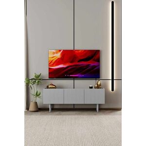 Imagine Comoda TV, Hanah Home, Capella 140, 140x50x29 cm, MDF, Gri deschis