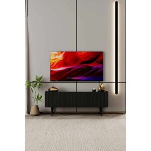 Imagine Comoda TV, Hanah Home, Capella 140, 140x50x29 cm, MDF, Negru