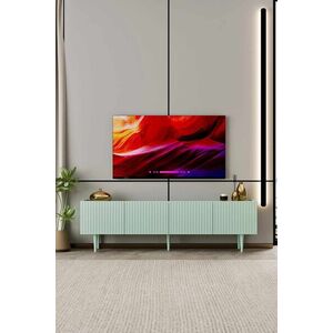 Imagine Comoda TV, Hanah Home, Capella 160, 160x50x29 cm, MDF, Verde menta