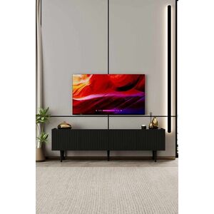 Imagine Comoda TV, Hanah Home, Capella 180, 180x50x29 cm, MDF, Negru