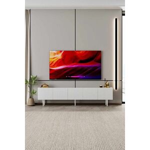 Imagine Comoda TV, Hanah Home, Capella 200, 200x50x29 cm, MDF, Alb