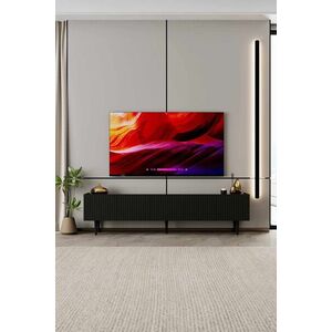 Imagine Comoda TV, Hanah Home, Capella 200, 200x50x29 cm, MDF, Negru