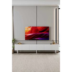 Imagine Comoda TV, Hanah Home, Capella 240, 240x50x29 cm, MDF, Alb
