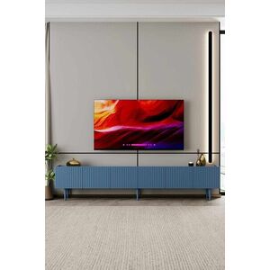 Imagine Comoda TV, Hanah Home, Capella 240, 240x50x29 cm, MDF, Albastru