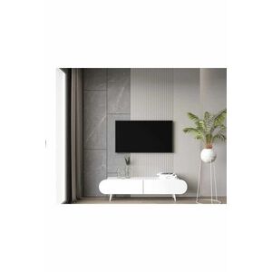 Imagine Comoda TV, Hanah Home, Regulus 140, 140x49x30 cm, MDF, Alb