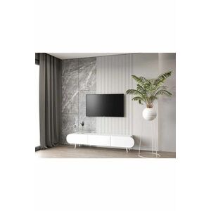 Imagine Comoda TV, Hanah Home, Regulus 180, 180x49x30 cm, MDF, Alb