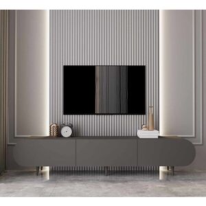 Imagine Comoda TV, Hanah Home, Regulus 180, 180x49x30 cm, MDF, Gri