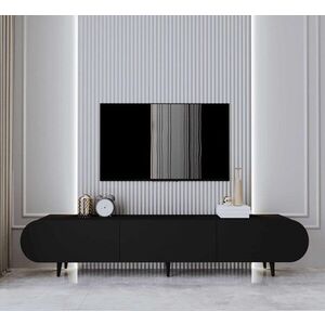 Imagine Comoda TV, Hanah Home, Regulus 200, 200x49x30 cm, MDF, Negru