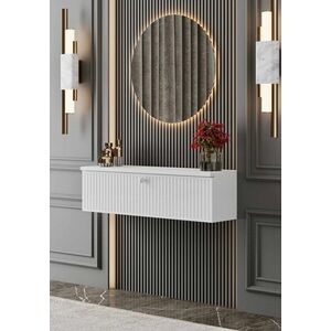 Imagine Bufet, Hanah Home, Mimosa 90, 90x26x22 cm, MDF, Alb