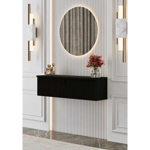 Imagine Bufet, Hanah Home, Mimosa 90, 90x26x22 cm, MDF, Negru