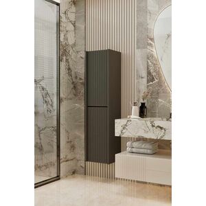 Imagine Dulap de baie, Hanah Home, Capella, 34x138x32 cm, MDF, Gri