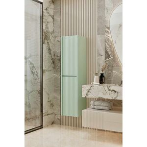 Imagine Dulap de baie, Hanah Home, Capella, 34x138x32 cm, MDF, Verde menta
