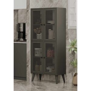Imagine Dulap multifunctional, Hanah Home, Deneb, 70x160x33 cm, MDF, Gri