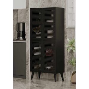 Imagine Dulap multifunctional, Hanah Home, Deneb, 70x160x33 cm, MDF, Negru
