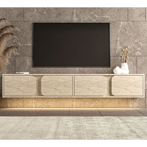 Imagine Comoda TV, Hanah Home, Helen, 180x30x30 cm, PAL, Travertin