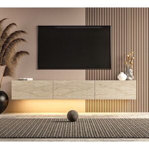 Imagine Comoda TV, Hanah Home, Ada, 180x28.6x31.4 cm, PAL, Travertin