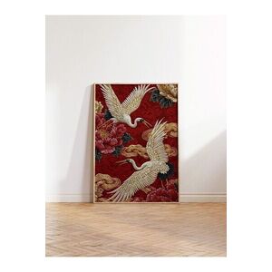 Imagine Tablou decorativ, 115248, Lemn masiv, Sticla PVC, Multicolor