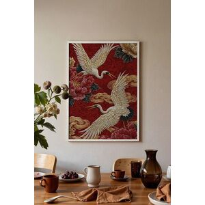 Imagine Tablou decorativ, 115248, Lemn masiv, Sticla PVC, Multicolor
