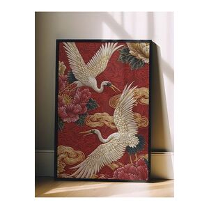Imagine Tablou decorativ, 115248, Lemn masiv, Sticla PVC, Multicolor