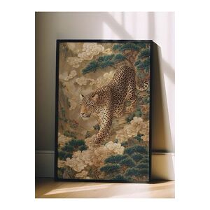 Imagine Tablou decorativ, 115251, Lemn masiv, Sticla PVC, Multicolor