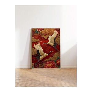 Imagine Tablou decorativ, 115252, Lemn masiv, Sticla PVC, Multicolor