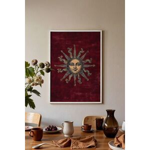 Imagine Tablou decorativ, 115256, Lemn masiv, Sticla PVC, Multicolor