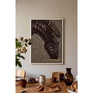 Imagine Tablou decorativ, 115257, Lemn masiv, Sticla PVC, Multicolor