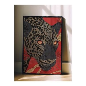 Imagine Tablou decorativ, 115270, Lemn masiv, Sticla PVC, Multicolor