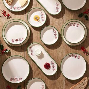 Imagine Set de mic dejun, Hermia, 868ARY1163, Ceramica, Bol pentru gem: 12, 5 x 12, 5 cm (4 bucăți), Verde