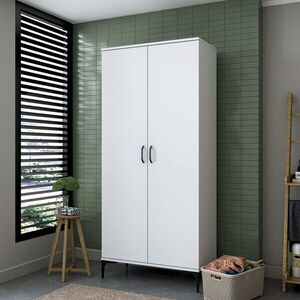 Imagine Dulap de baie, Hanah Home, KC104, 90x198.6x45 cm, PAL melaminat, Alb