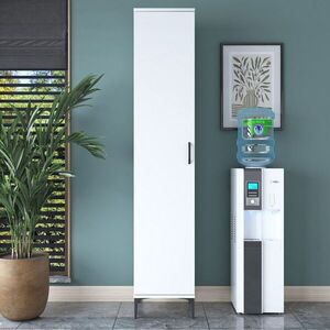 Imagine Dulap multifunctional, Hanah Home, JE252, 40x204.2x45 cm, PAL melaminat, Alb