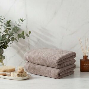 Imagine Set prosoape de baie, L'essentiel Maison, Unceasing, Bumbac, Bej