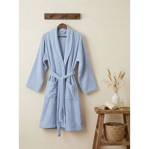 Imagine Halat de baie, L'essentiel Maison, Just, Bumbac, Albastru deschis