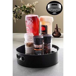 Imagine Tava pentru servire, Hermia, 964FRM3801, Dimensiune: 22 x 7 cm, Negru