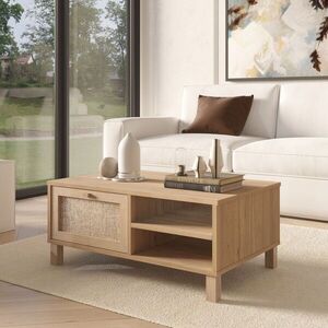 Imagine Masuta de cafea, Hanah Home, Dune, 90x38.6x60 cm, PAL, Stejar