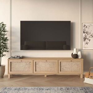 Imagine Comoda TV, Hanah Home, Dune, 180x45.6x32 cm, PAL, Stejar
