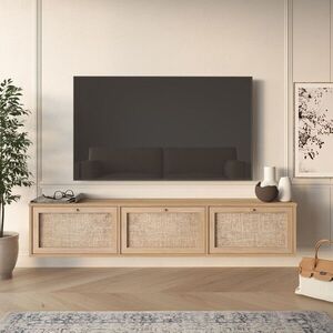 Imagine Comoda TV, Hanah Home, Dune, 180x35.6x32 cm, PAL, Stejar