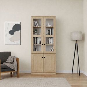 Imagine Dulap multifunctional, Hanah Home, Lisa 1600-204, 80x190x37 cm, PAL, Maro